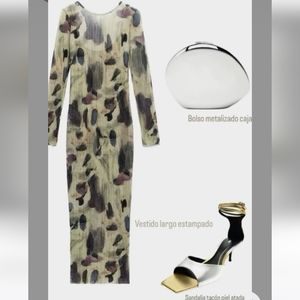 BNWT! Zara long printed dress